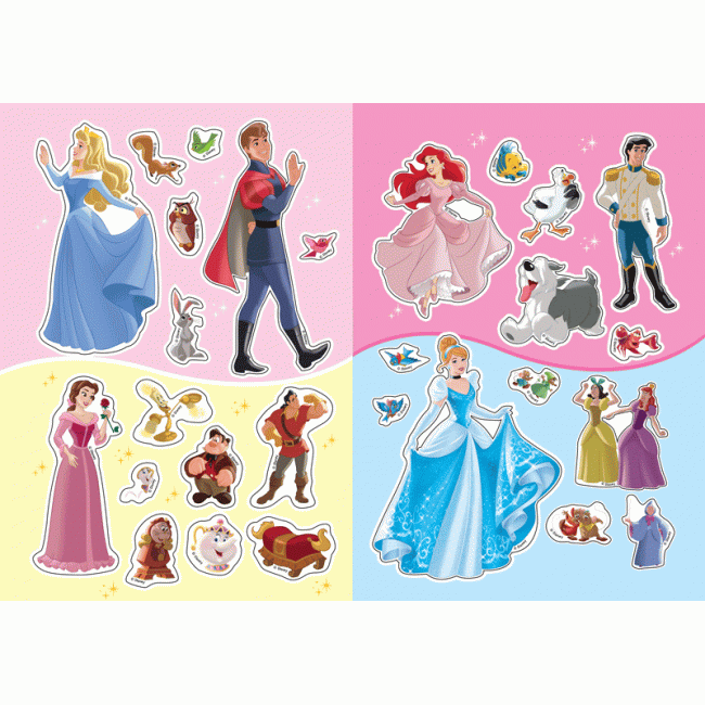 Disney Princess FUN STICKER สติ๊กเกอร์แสนสนุก The Perfect Story
